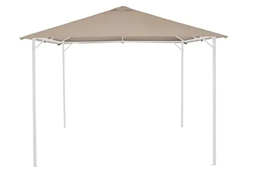 Siena Garden Dachbezug taupe für Phoenix Pavillon 3x3 Meter - Zubehör für Pavillons – Hochwertiger Dachbezug für langlebigen Schutz und einfaches Ersetzen, damit dein Pavillon immer einladend bleibt.