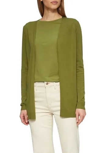 s.Oliver Feinstrick Strickjacke ohne Verschluss in Green von s.Oliver