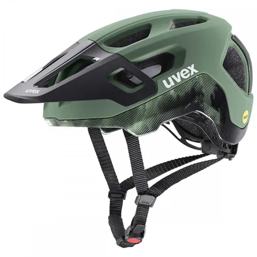 Uvex Fahrradhelm React MIPS moss green-black matt