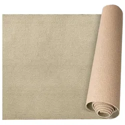 ANRO Küchenläufer HomeLoop Meterware Mikrofaser Küchenmatte rutschhemmender Rücken, Rechteckig, Höhe: 3 mm, saugstark zuschneidbar Größe: 200x60cm Einfarbig Beige beige 60 cm x 200 cm x 3 mm