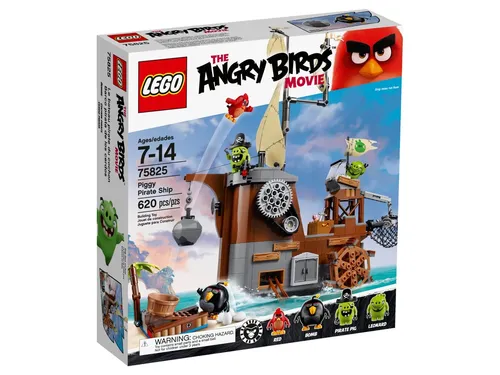 LEGO® Angry Birds™ 75825 Piggy Pirate Ship - NEU & OVP -