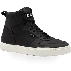 Sidi Lynx Motorradschuhe - Schwarz - 47 EU - Die Sidi Lynx Schuhe bieten perfekten Komfort und Schutz für Motorradfahrer. Mit patentierter Fortex-Technologie und CE-zertifizierten Protektoren sind sie ideal für Fahrten und den Alltag geeignet.