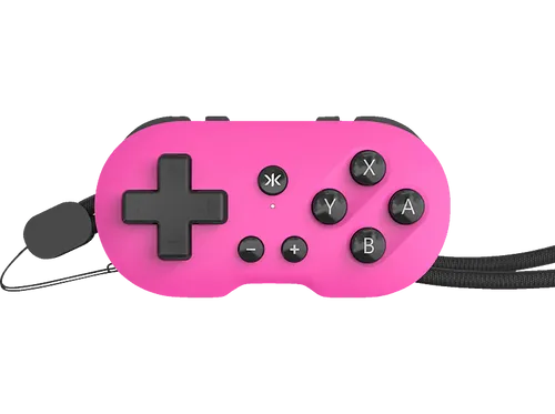 CRKD 1151079 ATOM Controller f. Switch, PC, Mobile/Tablet, Smart TV Hot Pink für Nintendo MAC, Android, iOS