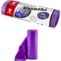 Müllsäcke mit Griffen super stark lila 60L 10 Stück KUCHCIK - Lila