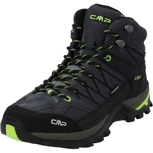 CMP Herren Trekkingstiefel Rigel Mid Shoes - Wanderschuhe, wasserfest und sportlich mit CMP FullOn GRIP Sohle für optimalen Halt auf nassen und trockenen Böden.