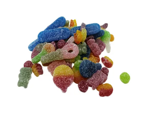 Fruchtgummi Bären & Co. Süßigkeit, Fruchtgummi Mischung bunt süß sauer gezuckerter bunter Mix 1000g