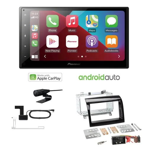 Pioneer Autoradio Apple CarPlay für Peugeot Boxer Facelift 2011-2015 Quadlock