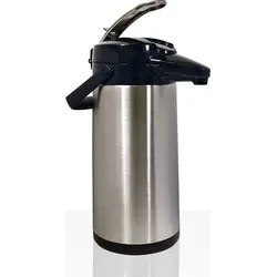 Bravilor Bonamat U900 Air Pot - Edelstahl Kaffeekanne, hält Getränke bis zu 6 Stunden heiß und bietet ergonomischen Pumphebel für einfaches Servieren