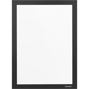 Magnetoplan Inforahmen 1132012 magnetofix, A3, Rückseite selbstklebend, schwarz, 2 Stück