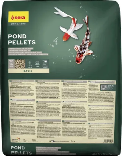 Sera Pond Fischfutter Teich Pellets 40 L von sera
