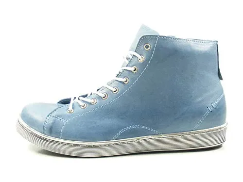 Andrea Conti Damen Stiefeletten 0341500398 - Blau 42 EU - Wanderschuhe mit herausnehmbarer Innensohle für individuellen Komfort und optimale Passform.