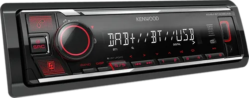 Kenwood KMM-BT408DAB - USB-Autoradio mit DAB+ und Bluetooth, kraftvoller Sound und 30% geringere Einbautiefe für mühelosen Einbau