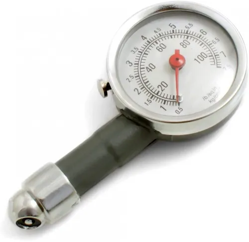 Reifendruckmesser Universal Luftdruckprüfer Drehskalenmanometer Autoreifen