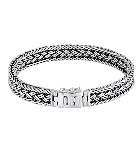 Kuzzoi Buddha Silber-Armband für Herren von Kuzzoi