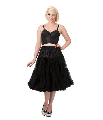 Petticoats & Rüschenhöschen Schwarz von Banned