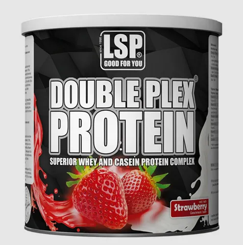 LSP DOUBLE PLEX® (750g) Whey Casein Protein Eiweiß Pulver, 1 er Nahrungsergänzungsmittel à 750 g, 1:1-Mischung aus Whey und Casein Time-Release-Protein-Formula