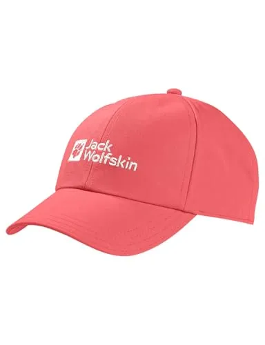 Jack Wolfskin Unisex Cap Baseballkappe - Sunset Coral, Einheitsgröße - Caps & Hüte, verstellbare Baseballkappe aus recycelten Materialien für höchsten Tragekomfort und umweltbewusste Style-Statements.