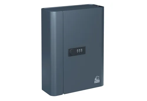 BASI Schlüsselkasten Schlüsselschrank mit Zahlenkombination - Schlüsselkästen mit 20 Haken, robustem Stahl und 3-stelliger Zahlenkombination für maximale Sicherheit und stilvolle Organisation in Ihrem Zuhause oder Büro.