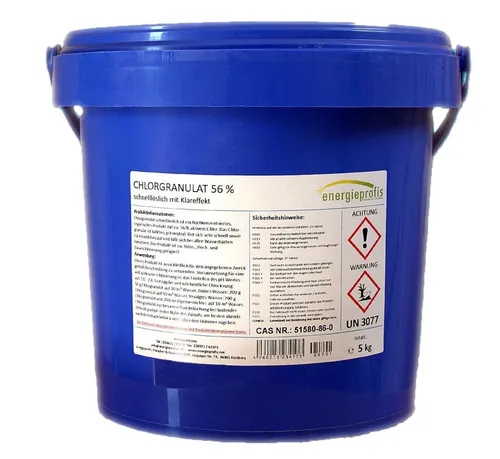 (4 x 5 kg) Chlorgranulat schnell Chlor Granulat Desinfektion Pool 20 kg