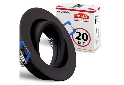 Maxkomfort Einbauleuchte Einbaustrahler 5103, ohne Leuchtmittel, Einbauleuchte