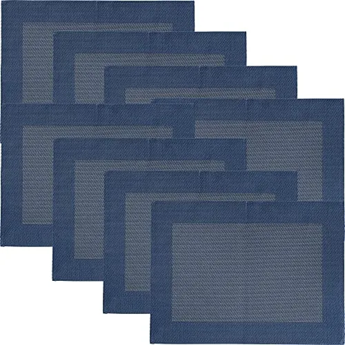 Erwin Müller Tischset Lissabon 8er-Pack blau 33x45 cm in blau von Erwin Müller