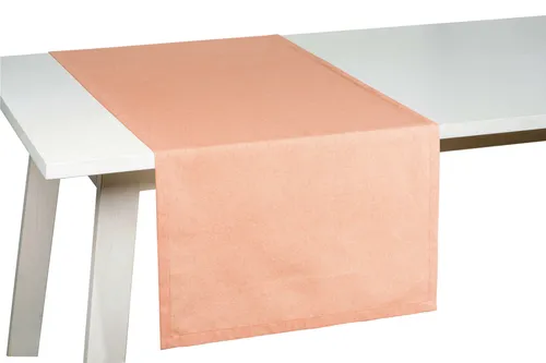 Tischläufer FARO LB 150x50 cm orange Tischdecke Tischband in orange von Sonstige