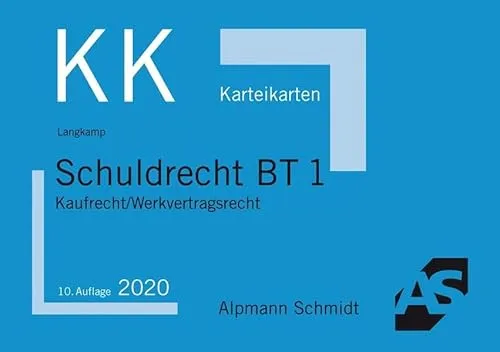Karteikarten Schuldrecht BT 1: Kaufrecht / Werkvertragsrecht (Karteikarten Zivilrecht)