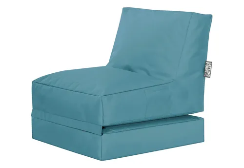 Magma Heimtex Sitzsack - Blau - Sitzsack aus 100% Polyester mit EPS-Perlenfüllung für optimalen Komfort, ideal für entspannte Stunden in Wohnzimmer oder Kinderzimmer.