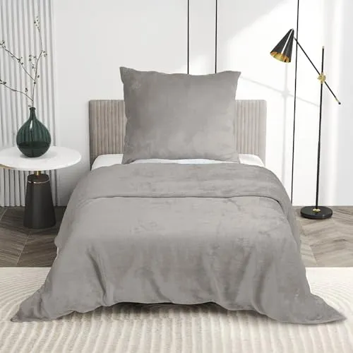 Luxus Flanell Bettwäsche Plüsch Warm Kuschelig Teddy Reißverschluss 135x200 155x220 200x200 200x220