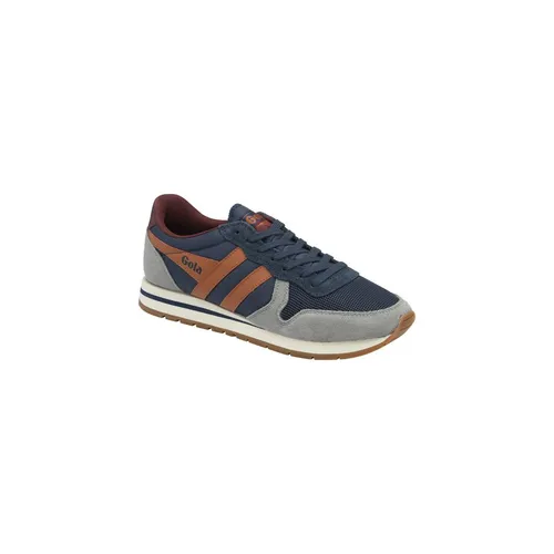Gola Daytona Herren Sneaker - Marine Orange - 41 EU - Klassische Herren Sneaker in Navy Orange, ideal für den Alltag. Mit komfortablem Textilfutter und Gummisohle für besten Halt und Langlebigkeit.