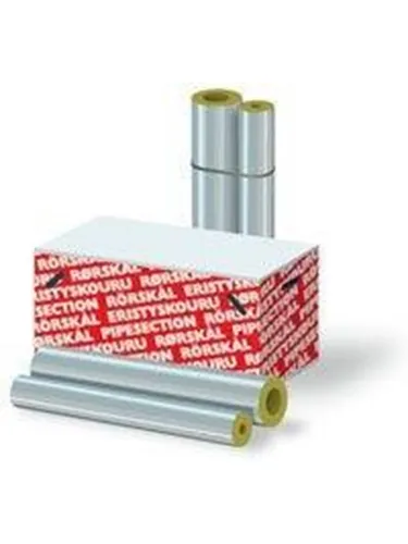 ROCKWOOL Brandschutzschale CONLIT 150U, Ø 22 mm - Dämmstoffe mit nichtbrennbarer Steinwolle, ideal für Rohrisolierung, bietet hervorragende Wärme- und Schalldämmung sowie Wasserabweisung.