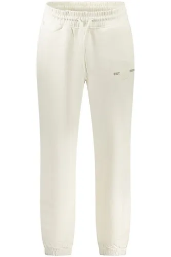 GUESS JEANS 5-Pocket-Hose Weiße Herren Sporthose mit Kordelzug und Logo - Trendy und bequem