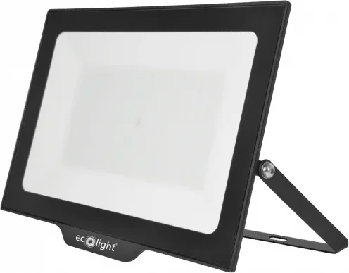 Schwarzer LED-Flutlichtstrahler NL-1 200W 6500K 1800lm IP65 EC20195