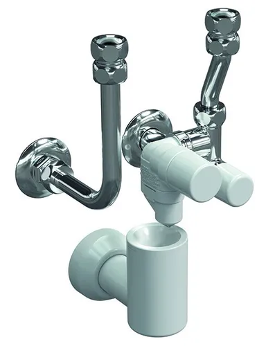 Syr Sicherheitsgruppe KV 30 Typ 323 - Sicherheitsgruppe für Elektro-Speicher-Boiler, geruchssicher und aus hochwertigem Messing und Kunststoff gefertigt, ideal für zuverlässige Sicherheit in Ihrem Heizsystem.