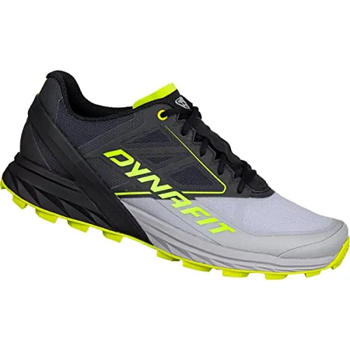 DYNAFIT M Alpine Colorblock-Schwarz-Weiß - Dämpfender Leichter Herren Trailrunning Schuh, Größe EU 45 - Farbe Alloy - Bl