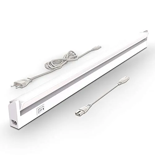B.K.Licht LED Unterbauleuchte mit Ein-Ausschalter - Vielseitige Unterbauleuchte für Küche und Werkstatt, einstellbare Farbtemperaturen von warmweiß bis neutralweiß, langlebig mit 25.000 Stunden Lebensdauer.