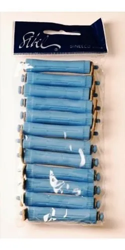 Sibel Haarfarbe Wickler lang 60mm blau
