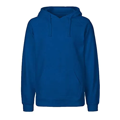 Neutral Herren Hoodie Royal, Größe L - Bequem und nachhaltig - Kapuzenpullover für Herren aus 100% Bio- und Fairtrade-Baumwolle, mit weichem Innenfutter für höchsten Tragekomfort. Ideal für Freizeit und Sport, erhältlich in verschiedenen Farben und Größen.