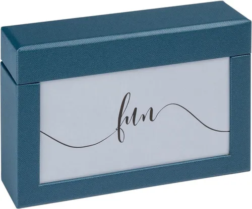 Walther Fotoalbum FB-116-L Fotobox 10x15 blau für 100 Fotos