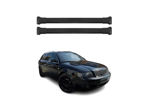 OMAC Dachträger für Audi A4 Avant 2000-2008 - Dachgepäckträger aus hochwertigem Aluminium, leicht und abnehmbar. Ideal für Fahrräder, Ski und Kajaks, mit aerodynamischem Design für weniger Windgeräusch und mehr Stabilität.