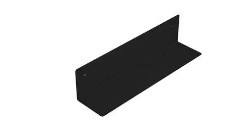 Aqualine Ablageregal Regal 398x95x95mm, Schwarz matt, Aqualine-33216