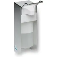 PROREGAL Handdesinfektionsspender aus Aluminium, Wandmontage, Silber