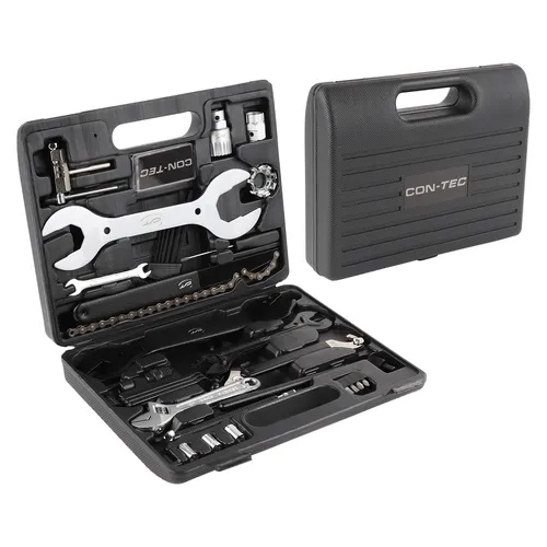 Fahrrad Werkzeugkoffer CONTEC 36-teilig, ca. 3 kg, schwarz, Fahrrad Werkzeug Set