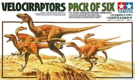 Tamiya 60105 - 1/35 Dinosaur - Velociraptors - Neu