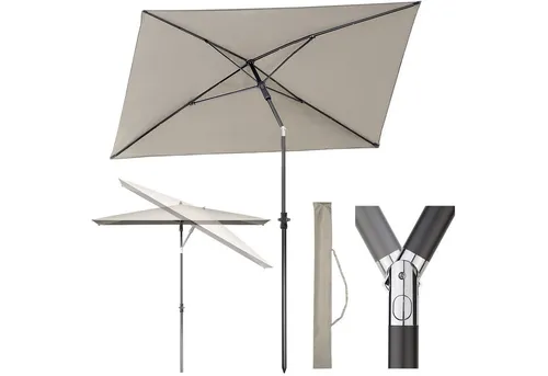Sekey Sonnenschirm 210 × 140 cm mit Schutzhülle von Sekey