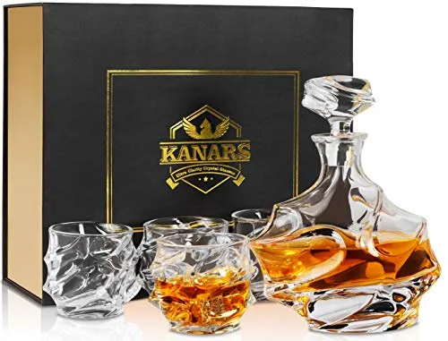 KANARS Whiskey Gläser und Karaffe Set von KANARS