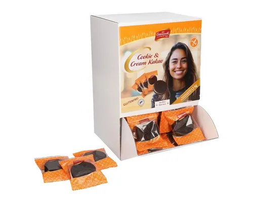 Coppenrath Kekse Cookie & Cream Kakao, glutenfrei, Kakao Doppelkeks 100er Pack