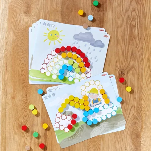 Haba Zuordnungsspiel Scheibix – Lernspiel für Kinder - Puzzles, fördert die Zuordnung und Konzentration von Kindern spielerisch.