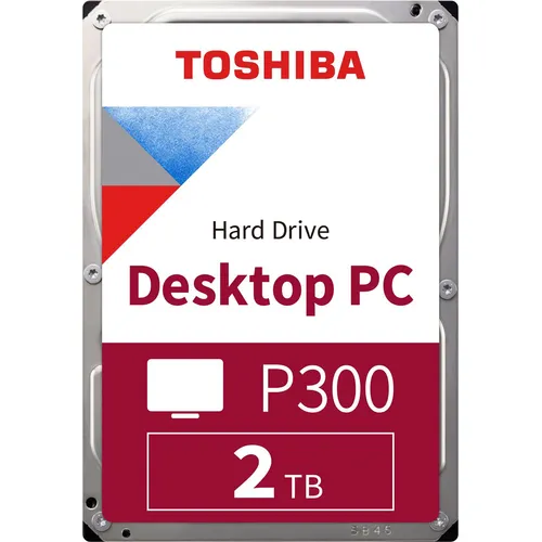 Toshiba P300 Desktop PC 2TB - Festplatten mit 2TB Speicherplatz, ideal für umfangreiche Datenarchivierung und schnelle Datenzugriffe.