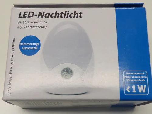 Kopp LED Nachtlicht Kinderlicht Dämmerungsautomatik Steckdose  1W     ....0801.3